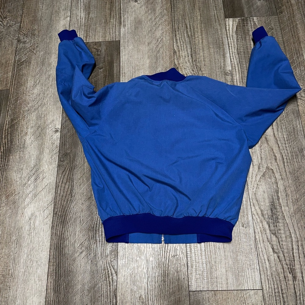 Vintage Cooperstown Baseball MLB Hall of Fame blue embroidered light jacket M - Picture 6 of 6